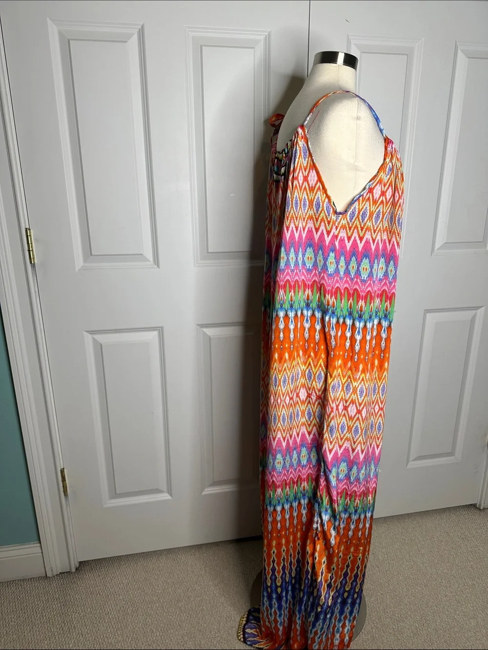 True Colours By La Moda Crystal Embellished Luxury Caftan SzOS NWOT